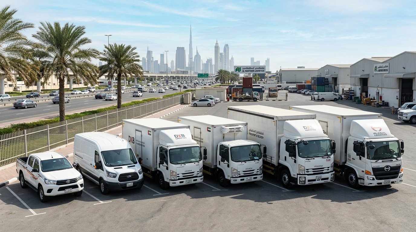 Closed box container truck rental